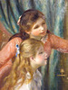 Detail of Two Young Girls at the Piano by Renoir in the Metropolitan Museum of Art, January 2008