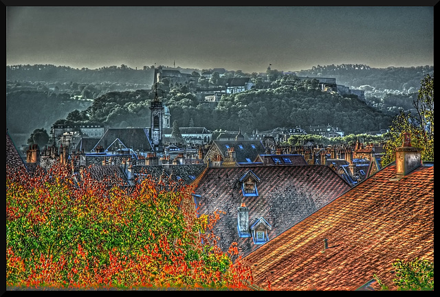 BESANCON: La Citadelle depuis le fort Griffon.