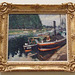 Barges at Pontoise by Pissarro in the Metropolitan Museum of Art, May 2011