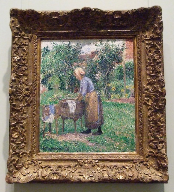 A Washerwoman at Eragny by Pisarro in the Metropolitan Museum of Art, November 2008