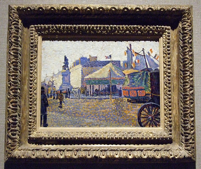 Place Clichy by Signac in the Metropolitan Museum of Art, January 2008