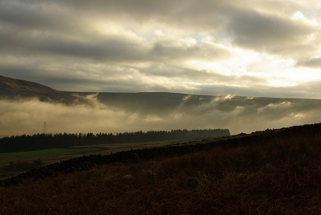 South Across Longdendale at Crowden