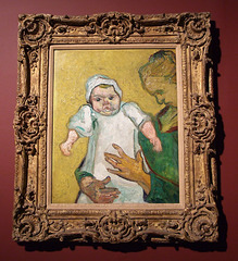 Madame Roulin and her Baby by Van Gogh in the Metropolitan Museum of Art, January 2008