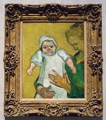 Madame Roulin and her Baby by Van Gogh in the Metropolitan Museum of Art, February 2010