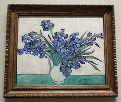Irises by Van Gogh in the Metropolitan Museum of Art, December 2008