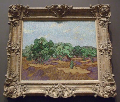 Olive Orchard by Van Gogh in the Metropolitan Museum of Art, December 2008