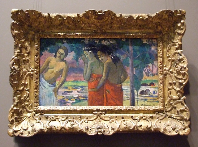 Three Tahitian Women by Gauguin in the Metropolitan Museum of Art, August 2010