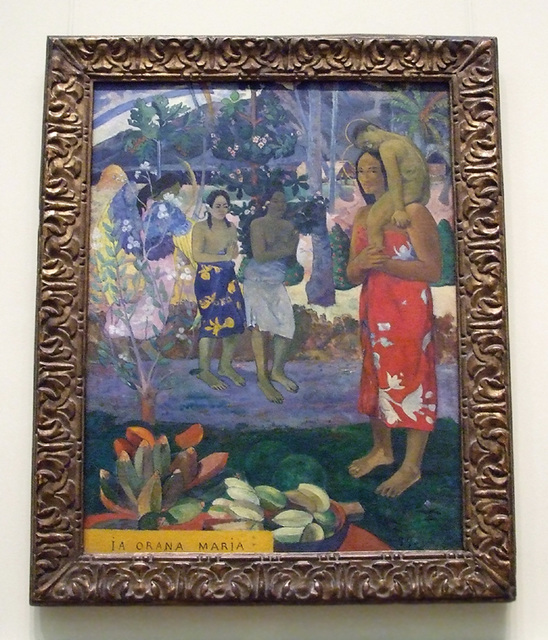 Ia Orana Maria by Gauguin in the Metropolitan Museum of Art, May 2009