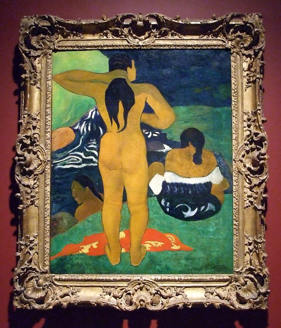 Tahitian Women Bathing by Gauguin in the Metropolitan Museum of Art, January 2008