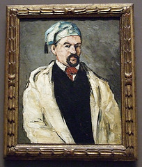 Dominique Aubert by Cezanne in the Metropolitan Museum of Art, December 2008