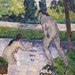 Detail of Bathers by Cezanne in the Metropolitan Museum of Art, August 2010