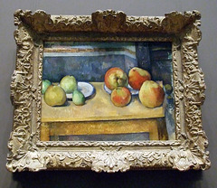 Still Life with Apples and Pears by Cezanne in the Metropolitan Museum of Art, November 2009