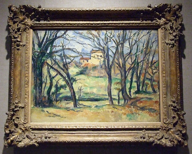 House Behind Trees Near the Jas de Bouffan by Cezanne in the Metropolitan Museum of Art, January 2008