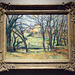 House Behind Trees Near the Jas de Bouffan by Cezanne in the Metropolitan Museum of Art, January 2008