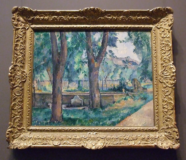 The Pool at the Jas de Bouffan by Cezanne in the Metropolitan Museum of Art, August 2010