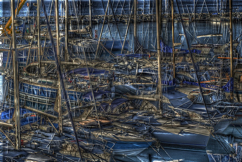 FREJUS: Bateaux dans le port de Port-Fréjus.