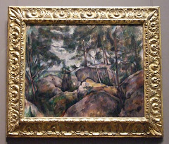 Rocks in the Forest by Cezanne in the Metropolitan Museum of Art, November 2009