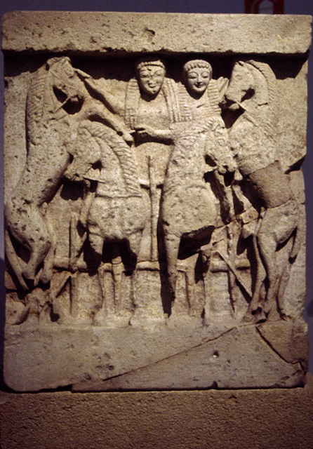 Chariot Metope from Selinus in the Palermo Archaeology Museum,March 2005