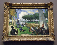 The Fishermen (Fantastic Scene) by Cezanne in the Metropolitan Museum of Art, August 2010