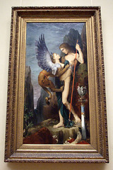 Oedipus and the Sphinx by Moreau in the Metropolitan Museum of Art, December 2007