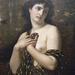 Detail of Falling Leaves Allegory of Autumn by Hugues Merle in the Metropolitan Museum of Art, November 2009