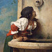 Detail of Roman Girl at a Fountain by Bonnat in the Metropolitan Museum of Art, May 2009