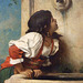 Detail of Roman Girl at a Fountain by Bonnat in the Metropolitan Museum of Art, May 2009