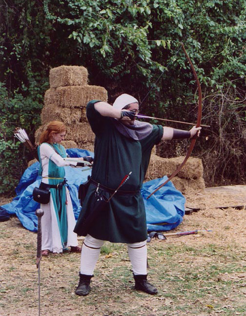 Friedrich & Dionysia Shooting at the Queens County Farm Fair, Sept. 2005