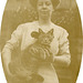 Woman Holding a Cat