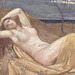 Detail of Tamaris by Puvis de Chavannes in the Metropolitan Museum of Art, May 2009