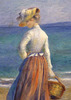 Detail of Figures on the Beach by Renoir in the Metropolitan Museum of Art, January 2008
