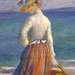 Detail of Figures on the Beach by Renoir in the Metropolitan Museum of Art, January 2008