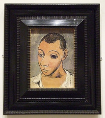 Self Portrait by Picasso in the Metropolitan Museum of Art, December 2008