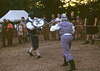 Alec & Marian Fencing at the Fort Tryon Park Medieval Festival, Oct. 2005