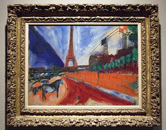 Pont de Passy and the Eiffel Tower by Chagall in the Metropolitan Museum of Art, January 2008