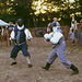 Alec & Marian Fencing at the Fort Tryon Park Medieval Festival, Oct. 2005