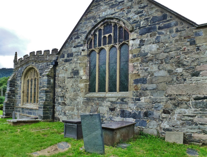 llanwrst church, clwyd