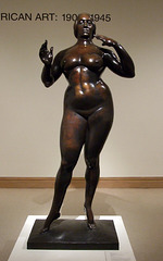 Standing Woman by Gaston Lachaise in the Metropolitan Museum of Art, March 2008