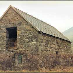 Irish barn and post box