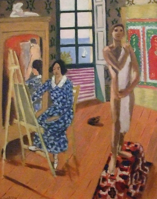 Detail of The Three O'Clock Sitting by Matisse in the Metropolitan Museum of Art, August 2010