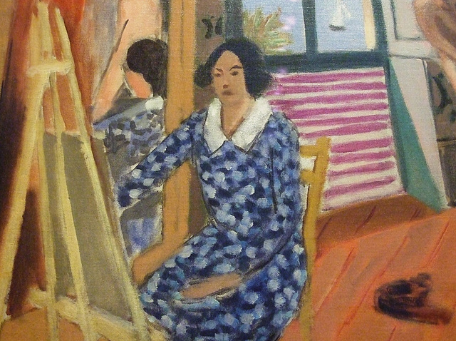 Detail of The Three O'Clock Sitting by Matisse in the Metropolitan Museum of Art, August 2010