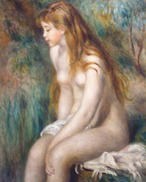 Young Girl Bathing by Renoir in the Metropolitan Museum of Art, January 2008