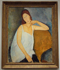 Jeanne Hebuterne by Modigliani in the Metropolitan Museum of Art, March 2008