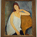 Jeanne Hebuterne by Modigliani in the Metropolitan Museum of Art, March 2008