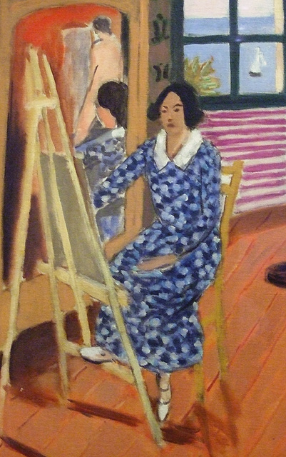 Detail of The Three O'Clock Sitting by Matisse in the Metropolitan Museum of Art, August 2010