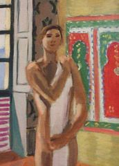 Detail of The Three O'Clock Sitting by Matisse in the Metropolitan Museum of Art, August 2010