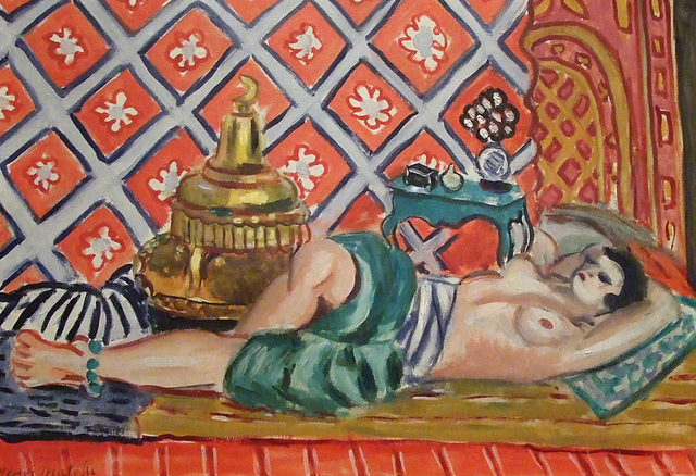 Reclining Odalisque by Matisse in the Metropolitan Museum of Art, March 2008