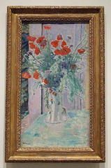 Poppies in a Vase by Bonnard in the Metropolitan Museum of Art, March 2008