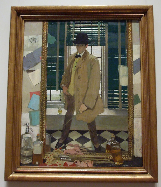 Self-Portrait by William Orpen in the Metropolitan Museum of Art, August 2010