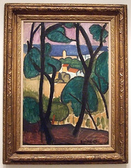 View of Collioure by Matisse in the Metropolitan Museum of Art, May 2009